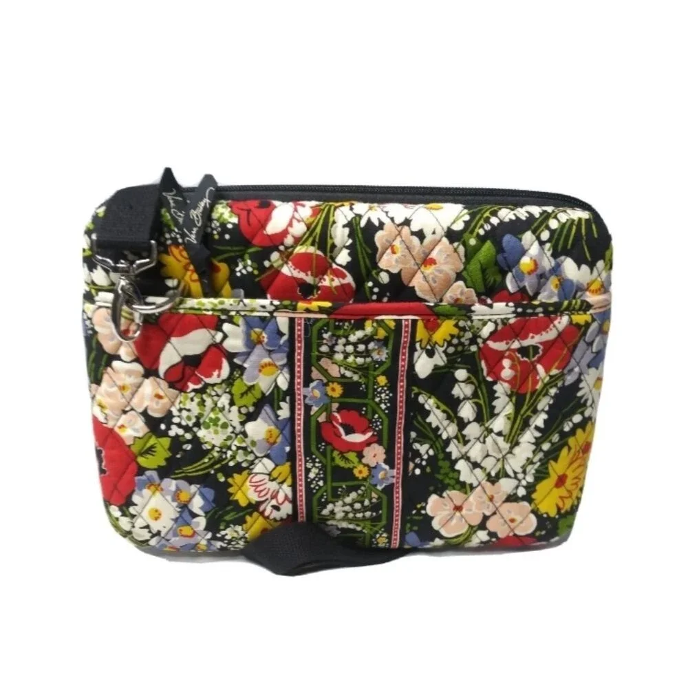 Vera Bradley Retired Poppy Fields Hard Shell Case Bag Fits iPad, Mini Laptop,